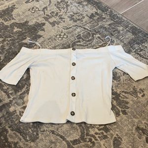 strapless blouse